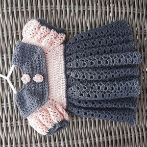 Infant crochet dress